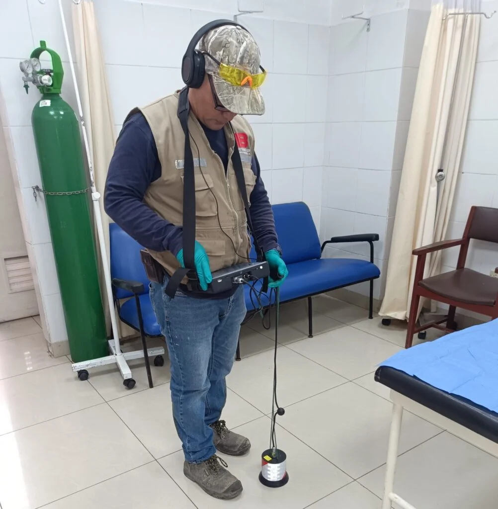 Detección de fugas con geófono en Medellín